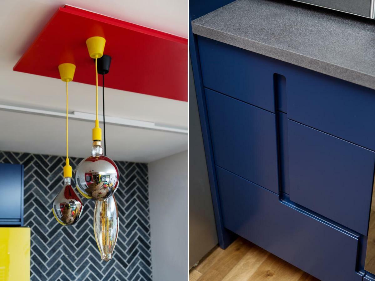 Colorful Bnb Apartment Haifa Bagian luar foto